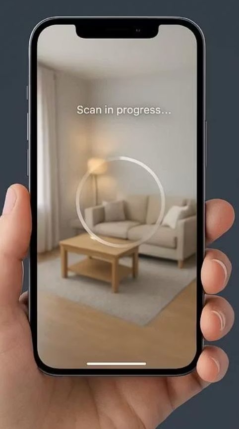 ScanlyAI app on smartphone